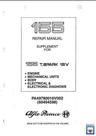 Руководство по ремонту Alfa Romeo 155