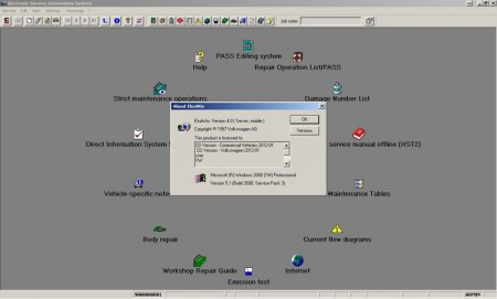 Скачать программу ELSA VW версия 4.0 4Q 2012 информационная база по ремонту автомобилей VW